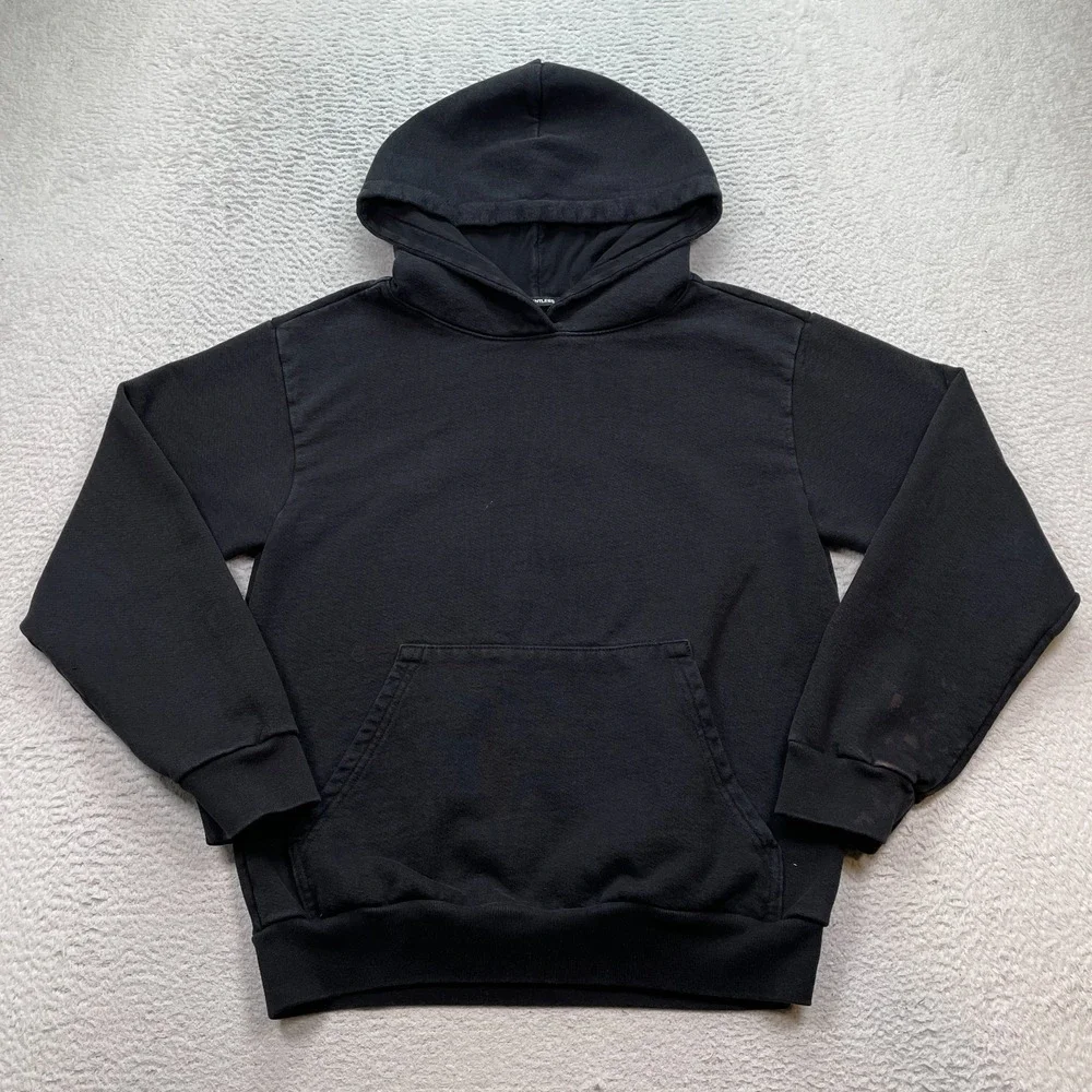 Talentless Hoodie Men's Size‎ Small Black Sweater Read Flaw